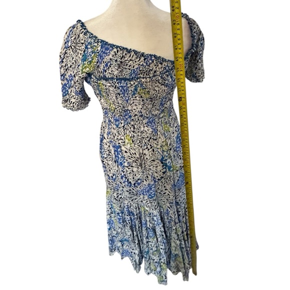 Tuckernuck Poupette St. Barth Soledad Off Shoulder Smocked Midi Dress - Picture 9 of 12